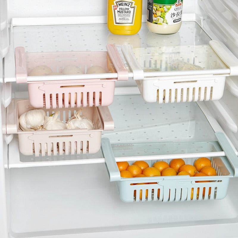 Retractable Fridge Organizer Divider – Adjustable Shelf Separator