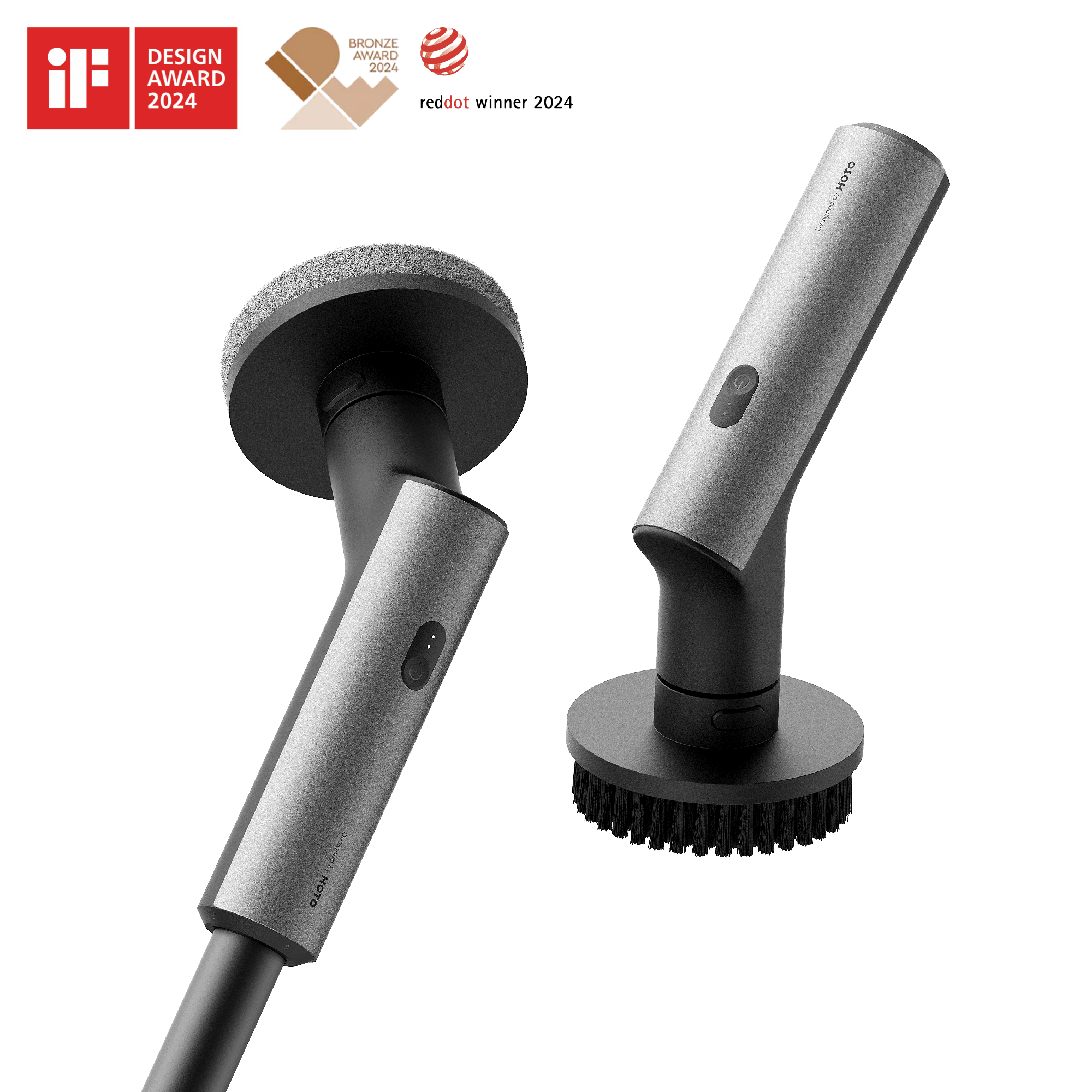 Electric Spin Scrubber – Cordless Rechargeable Power Cleaning Brush