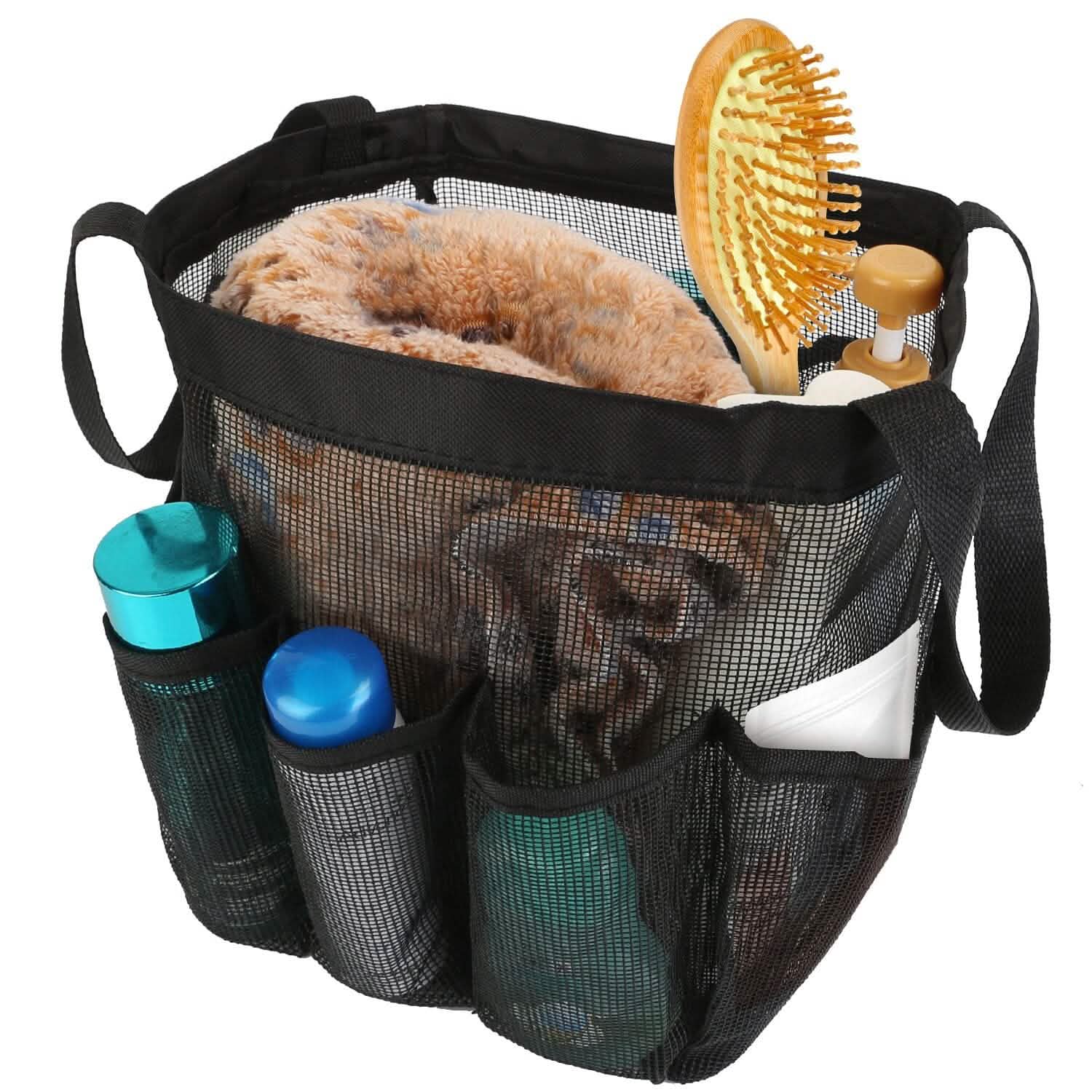 Hanging Mesh Shower Caddy Organizer – No Drilling, Rust-Proof